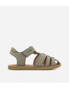 Sandales garçon nubuck kaki... 2