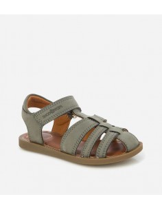 Sandales garçon nubuck kaki...