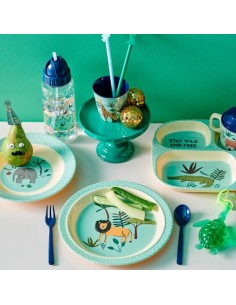 Gourde Jungle print bleu 2