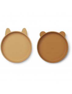 Ensemble de deux assiettes...