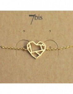 Bracelet Coeur Géométrique