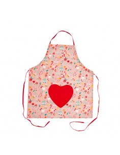 Coton Tablier Enfant - Rose...