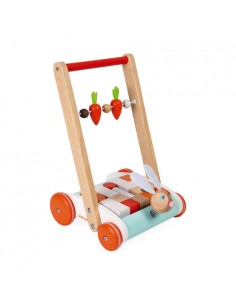 Chariot de marche Janod Lapin
