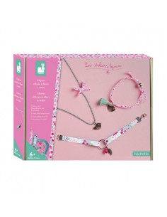 3 bijoux rubans à fleurs à...
