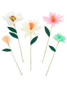 Lot de 10 bâtonnets fleurs...