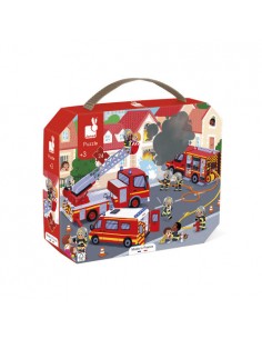 Janod Puzzle Pompiers 24...