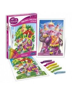 Tableaux à Pailleter - Eléphants
