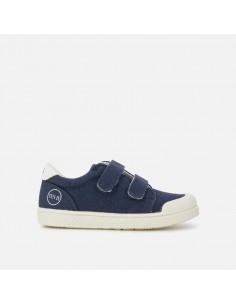 Chaussures Toile Navy White