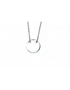 CL fin cercle rond ultra fin argent