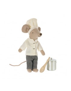 Maileg Chef mouse w. soup...