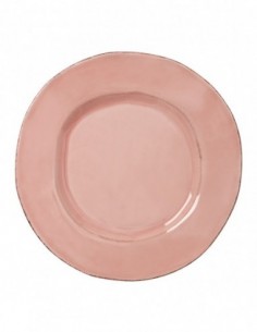 Grande Assiette Rose Poudré