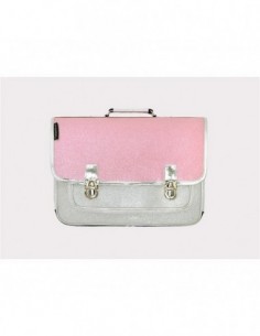 Cartable GM bicolore argent...