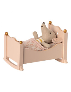 Berceau, souris bébé - Rose 2