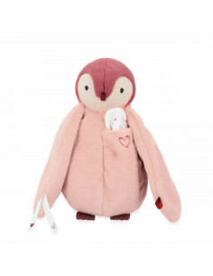 Peluche à bisous manchot Rose 2