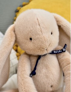 Lapin Méloé Peluche Beige 37cm 2
