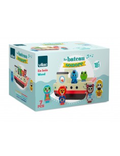Bateau sonore en bois...