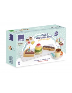 Café gourmand en bois