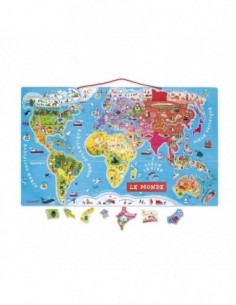 Puzzle Monde Magnétique 92...