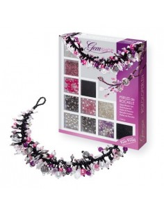 Perles de Rocaille violet/rose