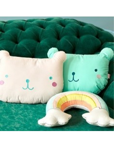 Coussin Ours Rose 2