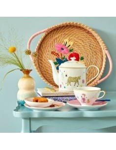 Soucoupe en Porcelaine -... 2