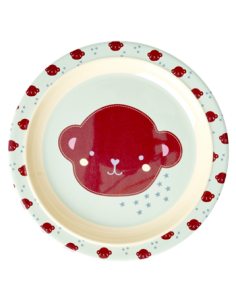 Assiette Plate en mélamine  Singe