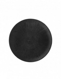 Assiette dessert NERI Black, Stoneware 18cm -BLOOMINGVILLE