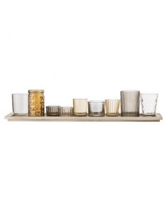 Votif, brun, verre