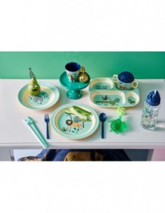 Assiette Enfant En Mélamine, 4 Compartiments, Imprimé « Jungle» 2