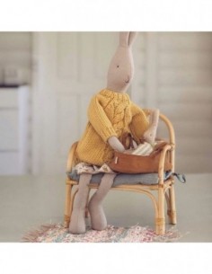Banc en rotin pour lapin