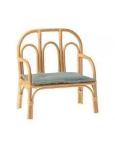 Banc en rotin pour lapin 2