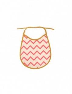 Bavoir Palermo Zig Zag Pink